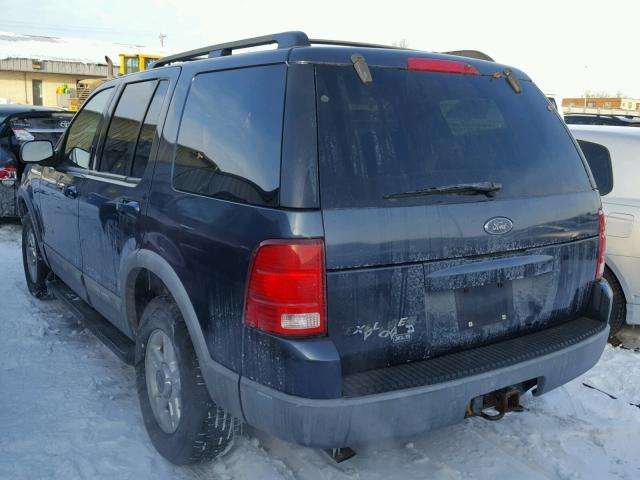 1FMDU73E32UC41077 - 2002 FORD EXPLORER X BLUE photo 3