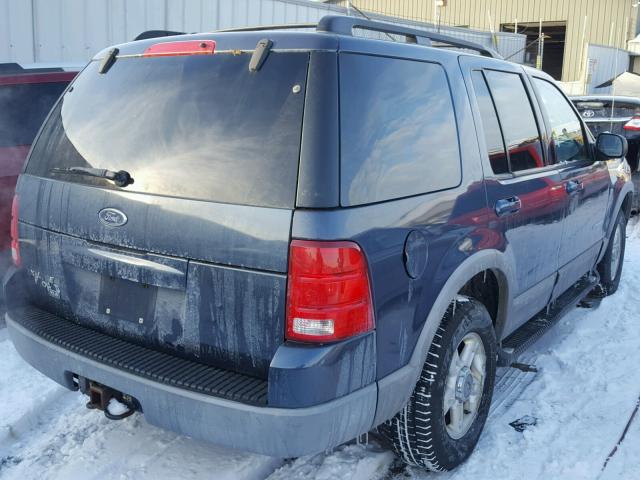 1FMDU73E32UC41077 - 2002 FORD EXPLORER X BLUE photo 4