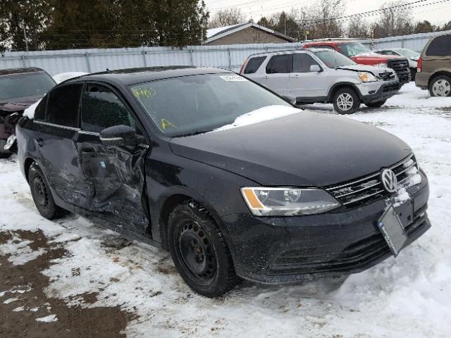 3VWD67AJ9GM393498 - 2016 VOLKSWAGEN JETTA SE BLACK photo 1