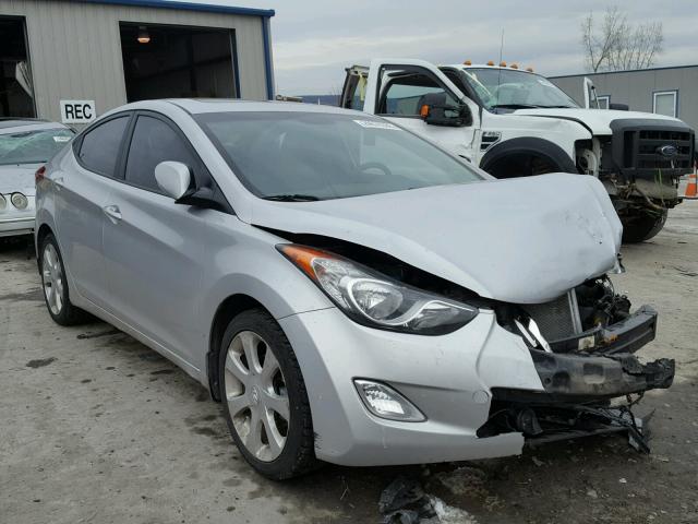 KMHDH4AE4DU846296 - 2013 HYUNDAI ELANTRA GL SILVER photo 1