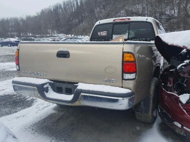 5TBBN44122S257951 - 2002 TOYOTA TUNDRA ACC GOLD photo 4