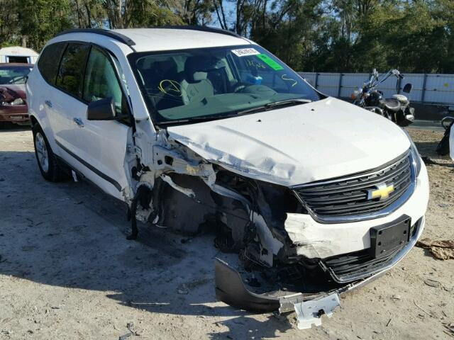 1GNKRFED9EJ109790 - 2014 CHEVROLET TRAVERSE L WHITE photo 1