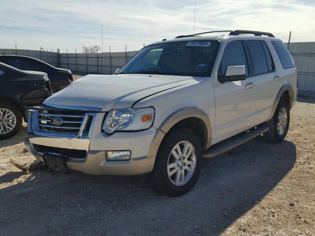 1FMEU64E99UA26164 - 2009 FORD EXPLORER E WHITE photo 2