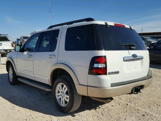 1FMEU64E99UA26164 - 2009 FORD EXPLORER E WHITE photo 3