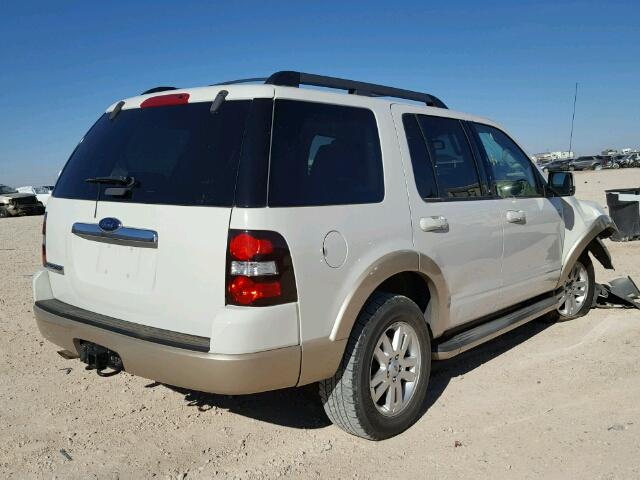 1FMEU64E99UA26164 - 2009 FORD EXPLORER E WHITE photo 4