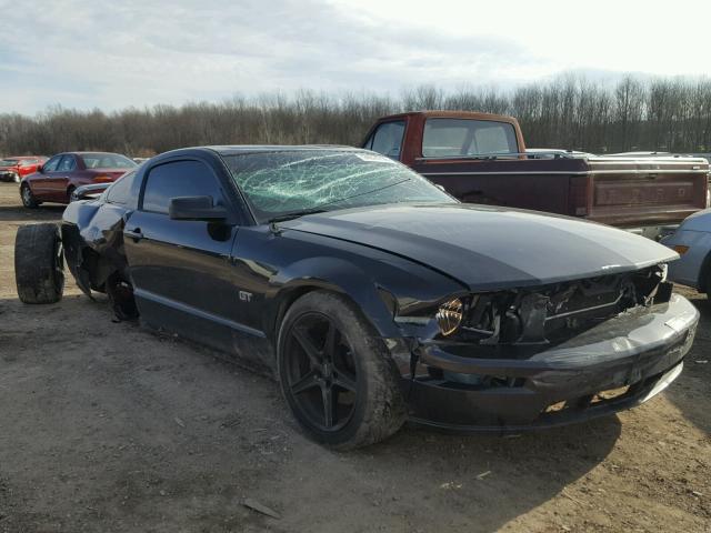 1ZVHT82H685134891 - 2008 FORD MUSTANG GT BLACK photo 1