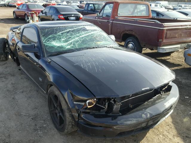 1ZVHT82H685134891 - 2008 FORD MUSTANG GT BLACK photo 9