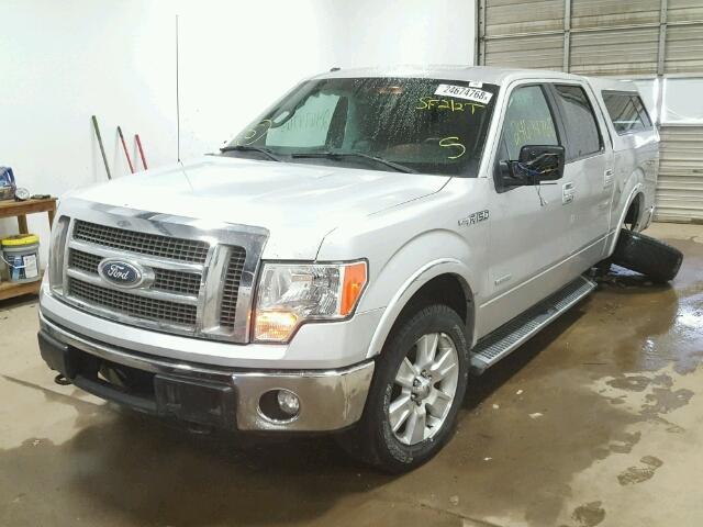 1FTFW1ET3BFC71118 - 2011 FORD F150 SUPER SILVER photo 2