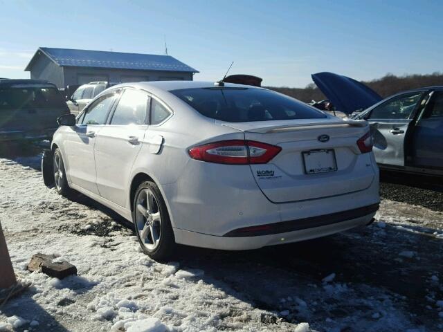 3FA6P0H73DR288468 - 2013 FORD FUSION SE WHITE photo 3