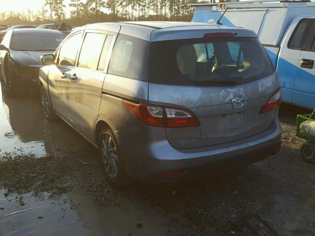 JM1CW2BL0C0120450 - 2012 MAZDA 5 GRAY photo 3