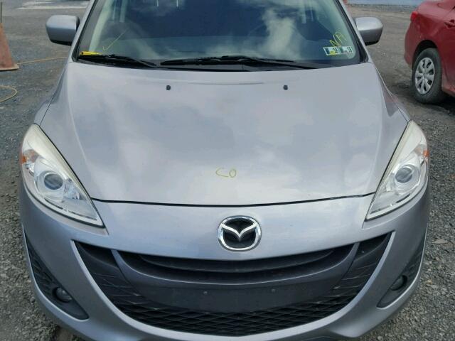 JM1CW2CL5C0139509 - 2012 MAZDA 5 SILVER photo 7