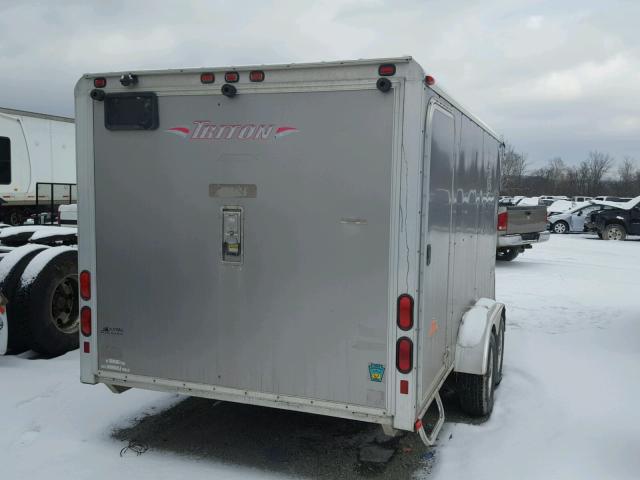 4TCSU14726HP26238 - 2006 UTILITY TRAILER GRAY photo 4