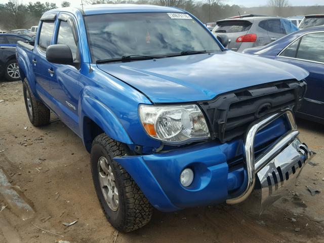 3TMLU42N38M014565 - 2008 TOYOTA TACOMA DOU BLUE photo 1