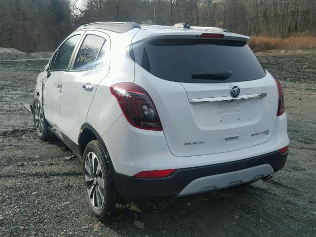 KL4CJGSB9JB506007 - 2018 BUICK ENCORE ESS WHITE photo 3