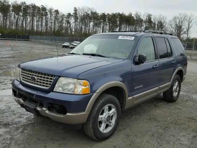 1FMZU64W02ZA36293 - 2002 FORD EXPLORER E BLUE photo 2