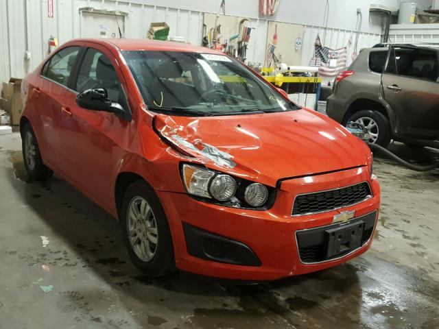 1G1JD5SHXC4186807 - 2012 CHEVROLET SONIC LT ORANGE photo 1