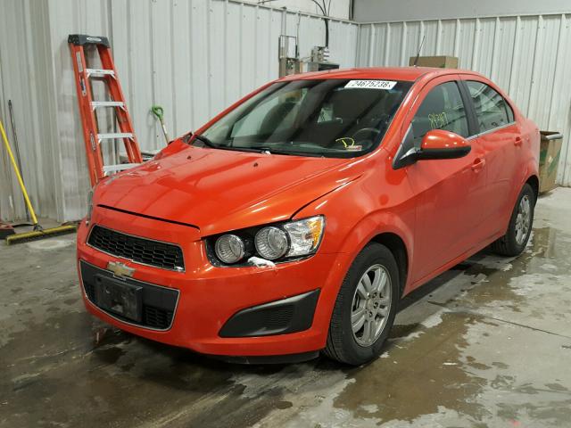 1G1JD5SHXC4186807 - 2012 CHEVROLET SONIC LT ORANGE photo 2