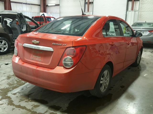 1G1JD5SHXC4186807 - 2012 CHEVROLET SONIC LT ORANGE photo 4