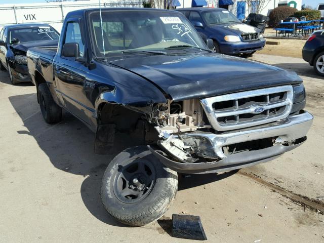 1FTYR10U4WUB33847 - 1998 FORD RANGER BLACK photo 1