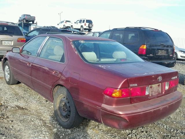 4T1BG22K9YU964191 - 2000 TOYOTA CAMRY CE BURGUNDY photo 3