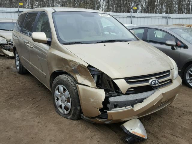 KNDMB233566049505 - 2006 KIA SEDONA EX GOLD photo 1