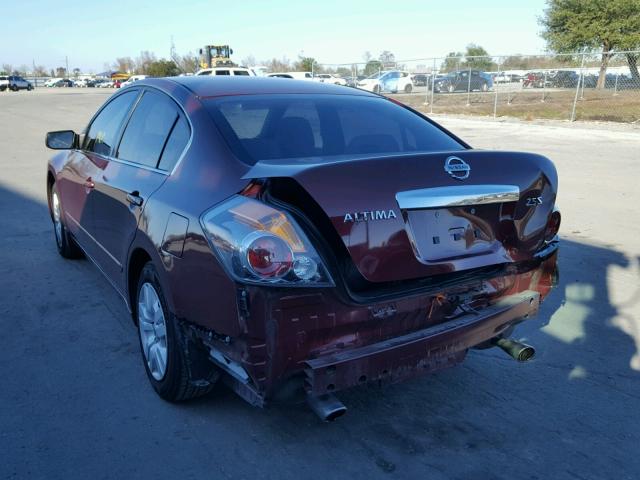 1N4AL2AP0AN483020 - 2010 NISSAN ALTIMA BAS BURGUNDY photo 3