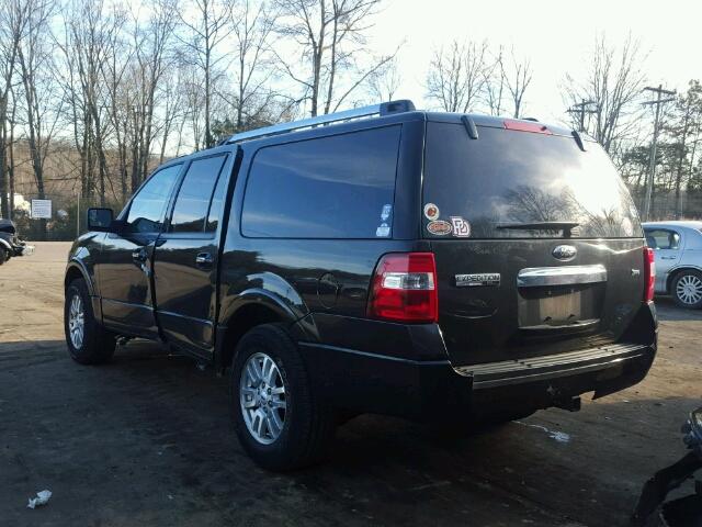 1FMJK2A51DEF62448 - 2013 FORD EXPEDITION BLACK photo 3