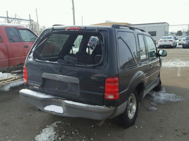 1FMYU60E52UD51564 - 2002 FORD EXPLORER S BLACK photo 4