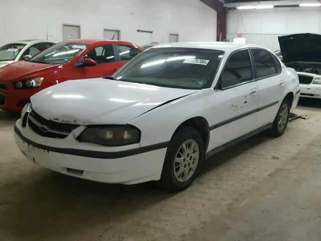 2G1WF52E139268816 - 2003 CHEVROLET IMPALA WHITE photo 2