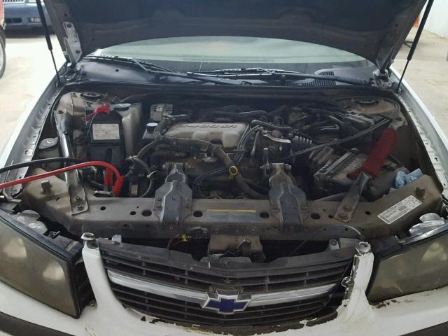 2G1WF52E139268816 - 2003 CHEVROLET IMPALA WHITE photo 7