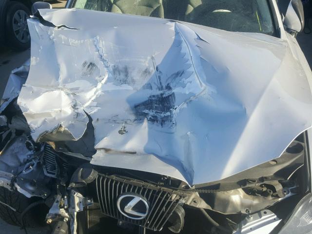 JTHBE262885020704 - 2008 LEXUS IS 350 SILVER photo 7