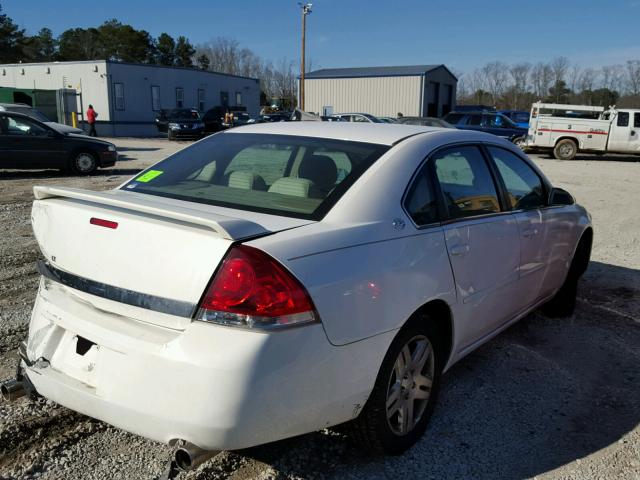 2G1WC581169130890 - 2006 CHEVROLET IMPALA LT WHITE photo 4