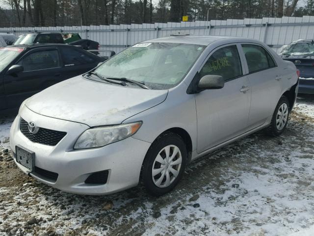 2T1BU40E39C167441 - 2009 TOYOTA COROLLA BA GRAY photo 2