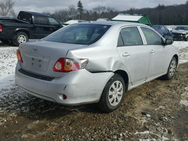 2T1BU40E39C167441 - 2009 TOYOTA COROLLA BA GRAY photo 4