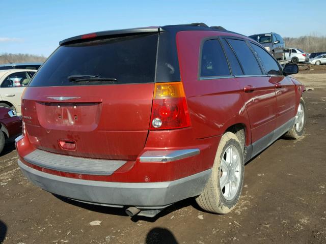 2C8GM68495R376477 - 2005 CHRYSLER PACIFICA T BURGUNDY photo 4