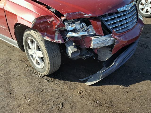 2C8GM68495R376477 - 2005 CHRYSLER PACIFICA T BURGUNDY photo 9