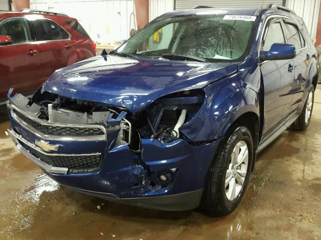 2CNALPEW5A6367577 - 2010 CHEVROLET EQUINOX LT BLUE photo 2