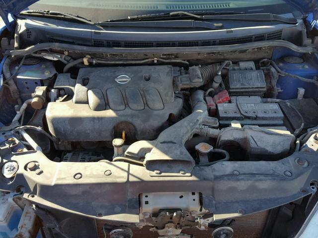 3N1BC13E57L421502 - 2007 NISSAN VERSA S BLUE photo 7