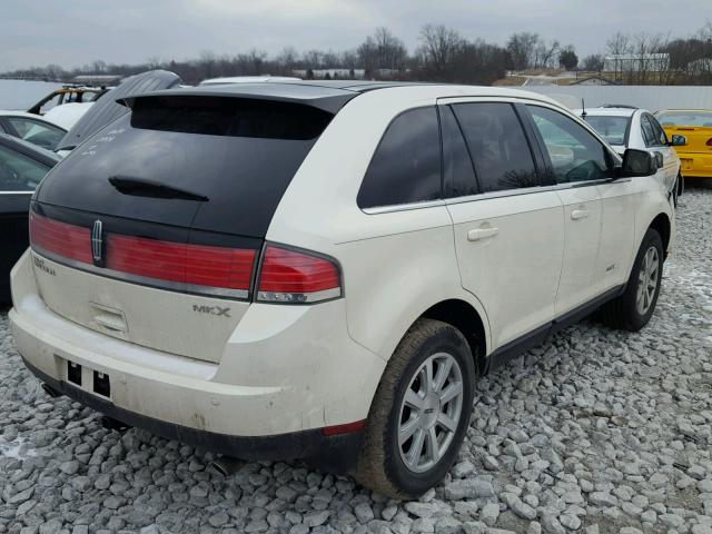 2LMDU68C07BJ14970 - 2007 LINCOLN MKX YELLOW photo 4