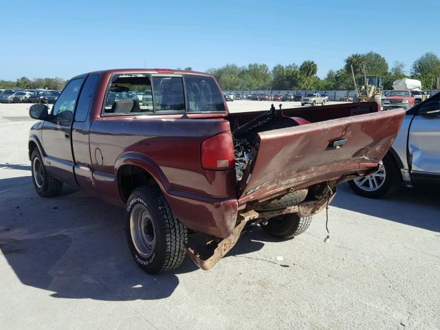 1GCCS1948WK234886 - 1998 CHEVROLET S TRUCK S1 RED photo 3