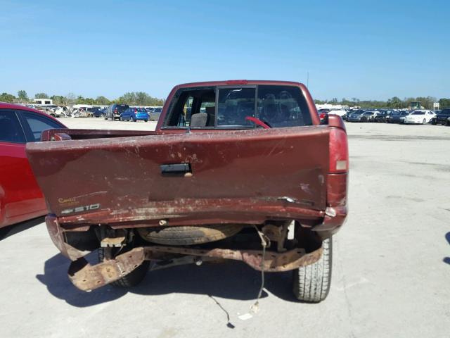 1GCCS1948WK234886 - 1998 CHEVROLET S TRUCK S1 RED photo 9