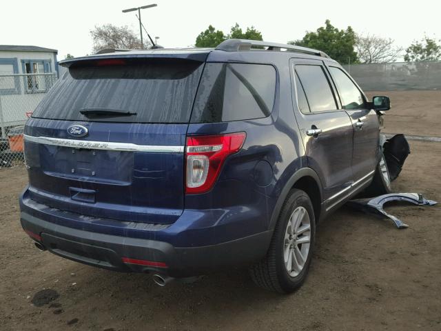 1FMHK7D81BGA05834 - 2011 FORD EXPLORER X BLUE photo 4