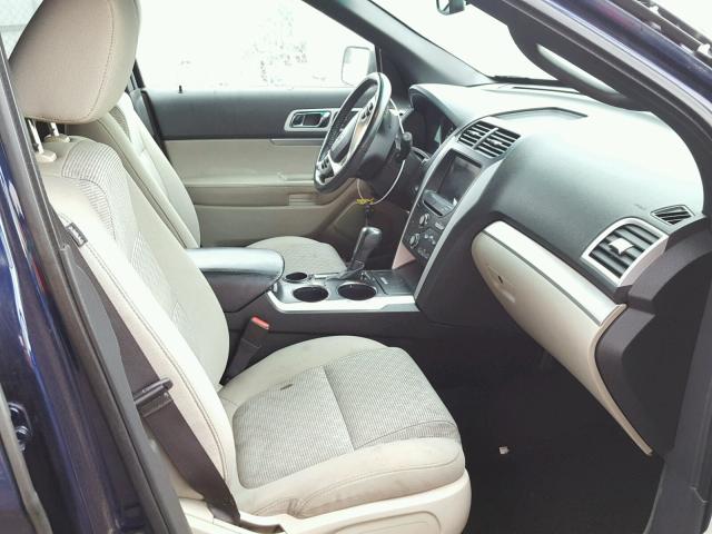 1FMHK7D81BGA05834 - 2011 FORD EXPLORER X BLUE photo 5