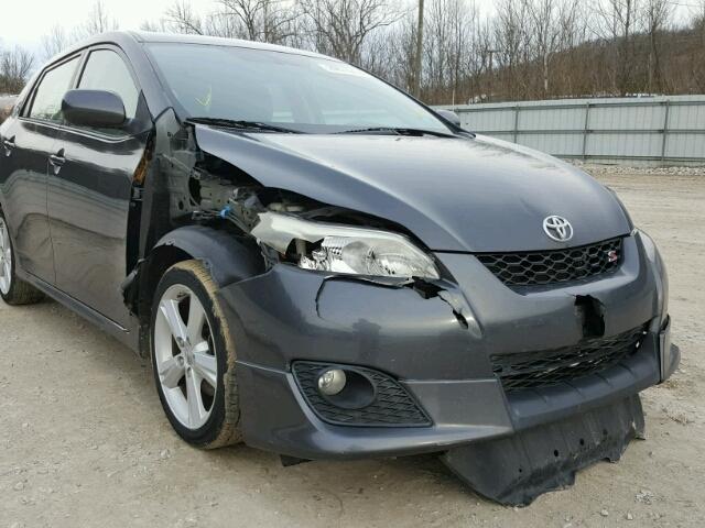 2T1KE40E49C027279 - 2009 TOYOTA COROLLA MA GRAY photo 9