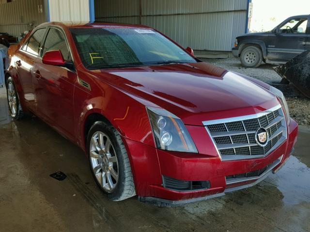 1G6DF577890132925 - 2009 CADILLAC CTS BURGUNDY photo 1