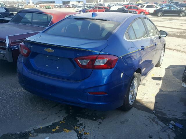 1G1BE5SM3G7264055 - 2016 CHEVROLET CRUZE LT BLUE photo 4