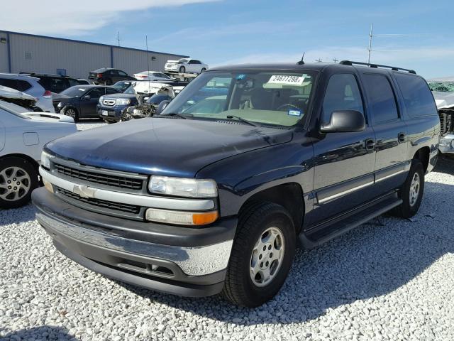 3GNEC16Z65G171760 - 2005 CHEVROLET SUBURBAN C BLUE photo 2