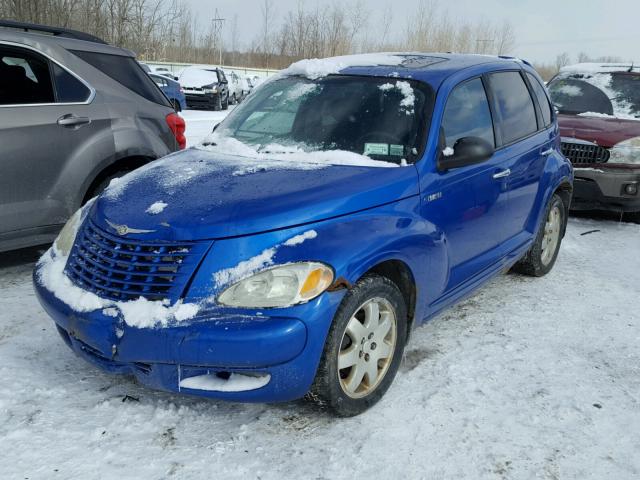 3C4FY588X4T218806 - 2004 CHRYSLER PT CRUISER BLUE photo 2