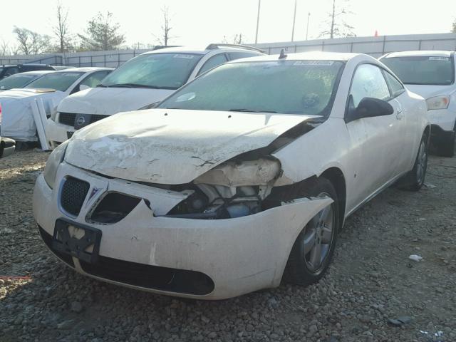 1G2ZH17N984298712 - 2008 PONTIAC G6 GT WHITE photo 2