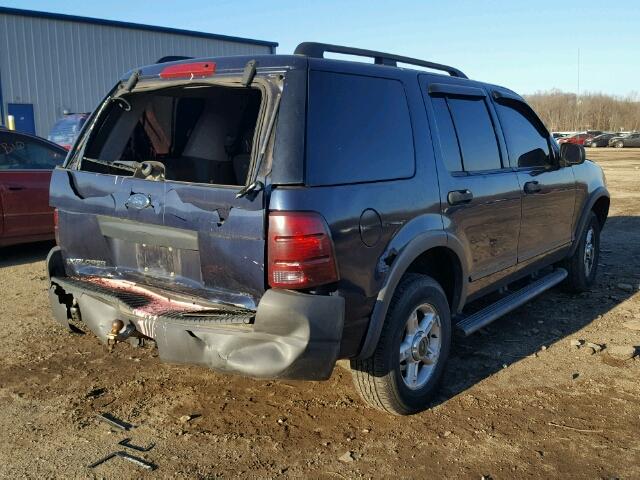 1FMZU72K13UC52478 - 2003 FORD EXPLORER X BLUE photo 4